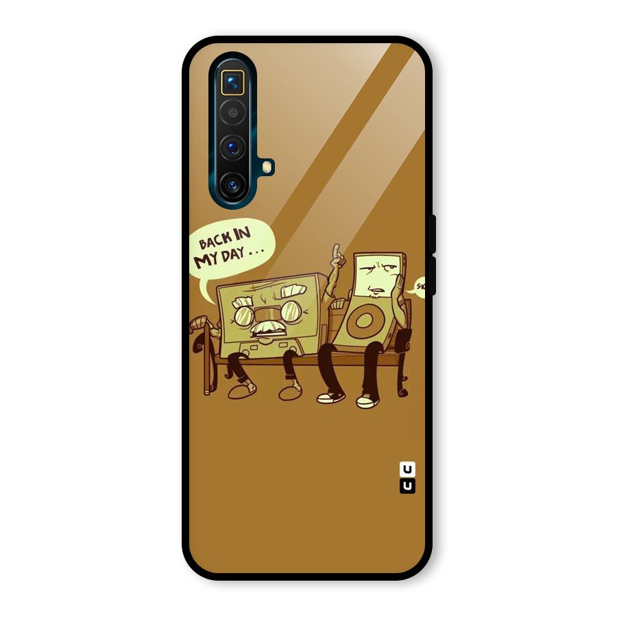 Back In Day Casette Glass Back Case for Realme X3 SuperZoom