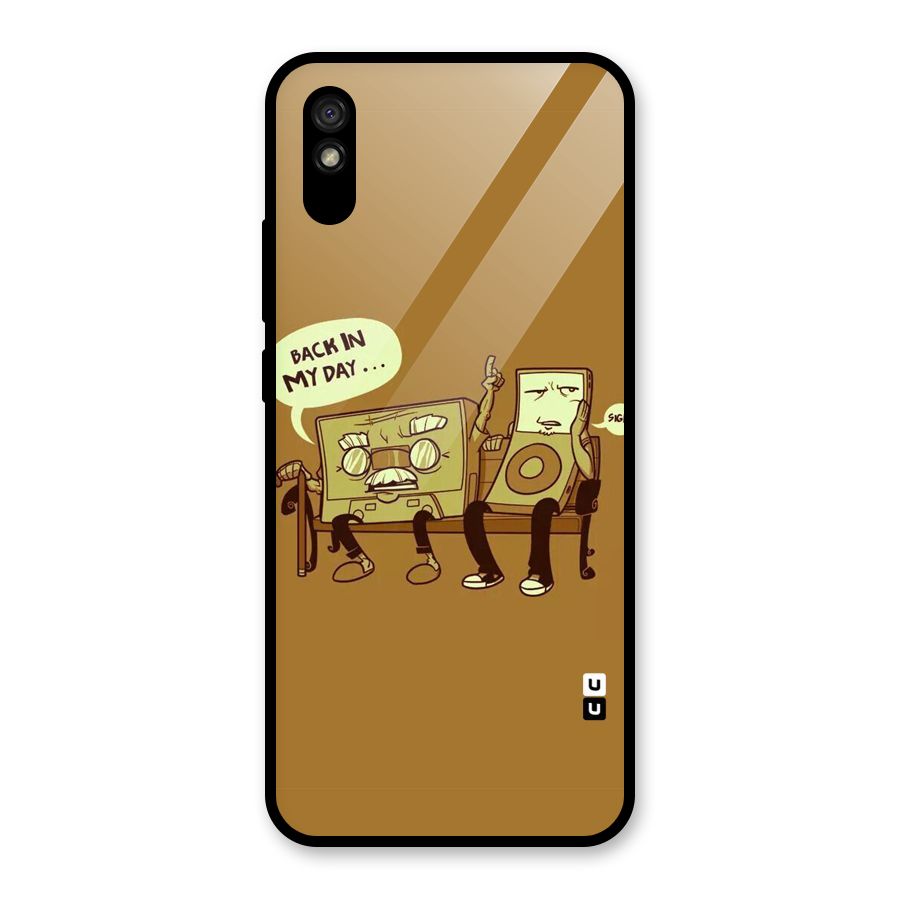 Back In Day Casette Glass Back Case for Redmi 9i