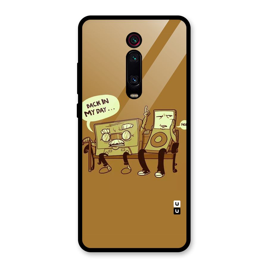 Back In Day Casette Glass Back Case for Redmi K20
