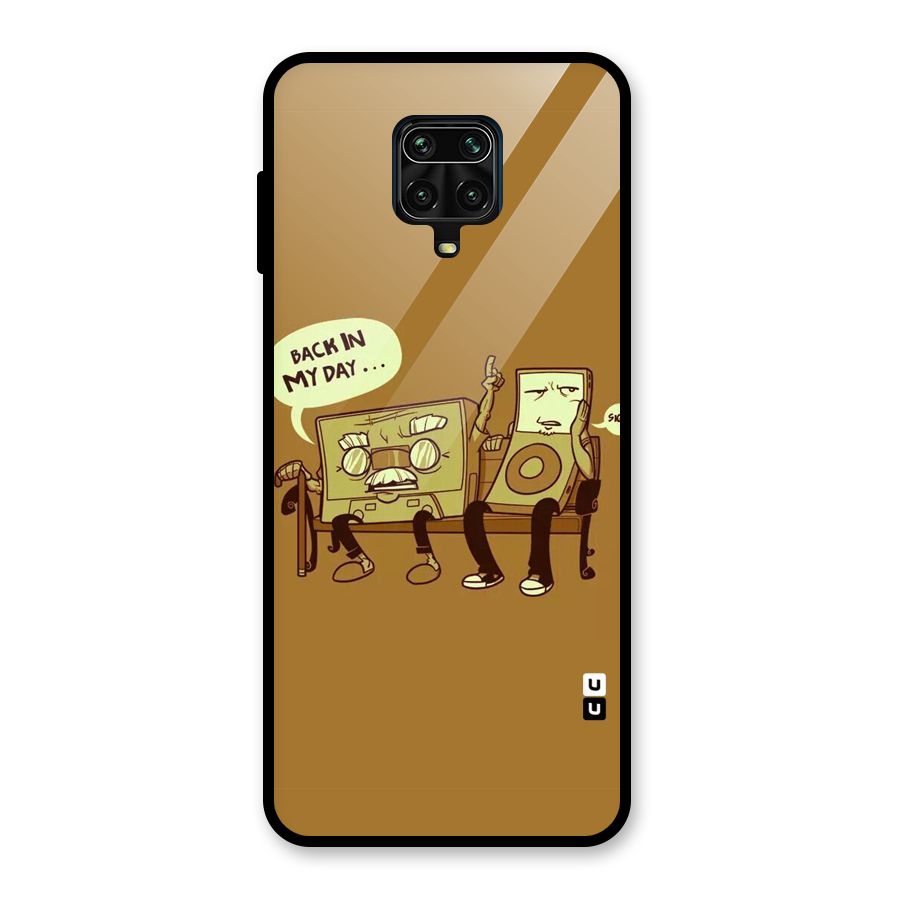 Back In Day Casette Glass Back Case for Redmi Note 10 Lite