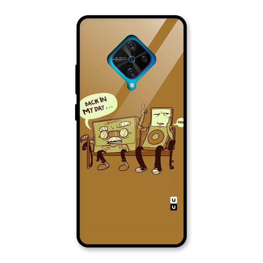 Back In Day Casette Glass Back Case for Vivo S1 Pro