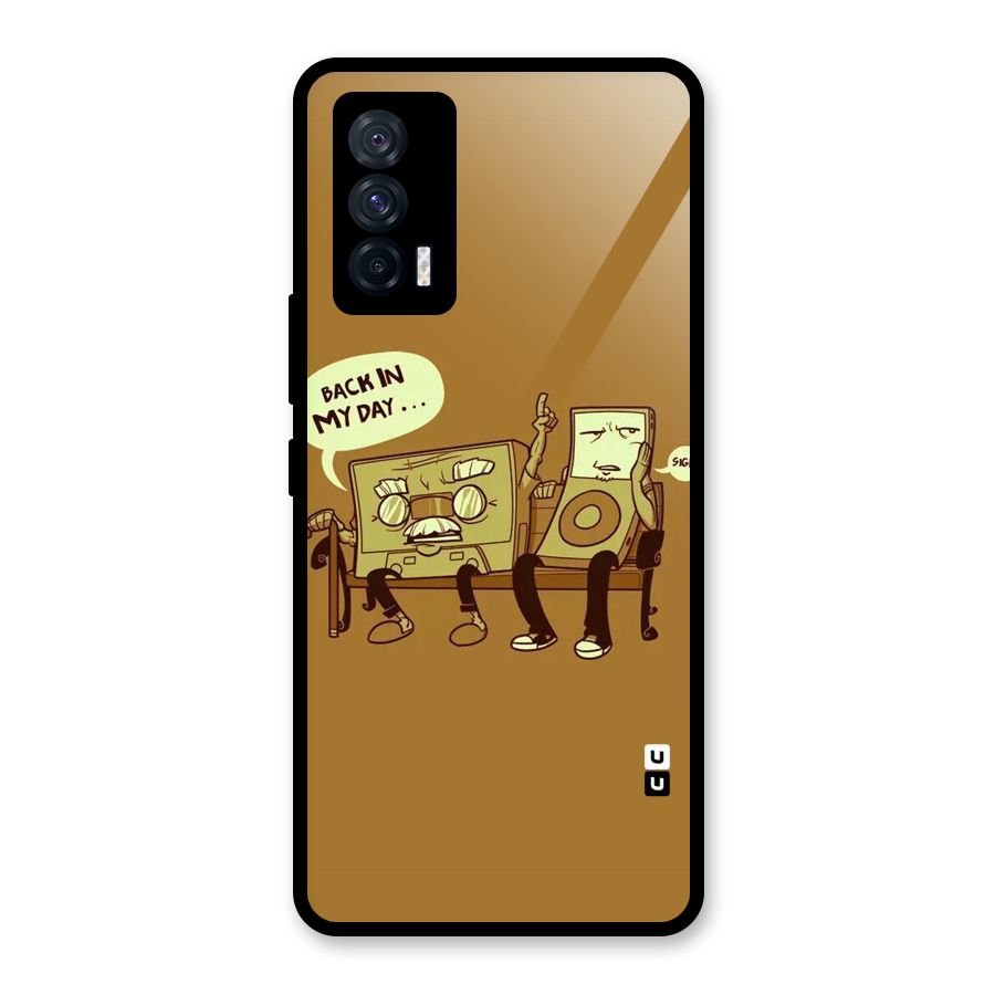 Back In Day Casette Glass Back Case for Vivo iQOO 7 5G