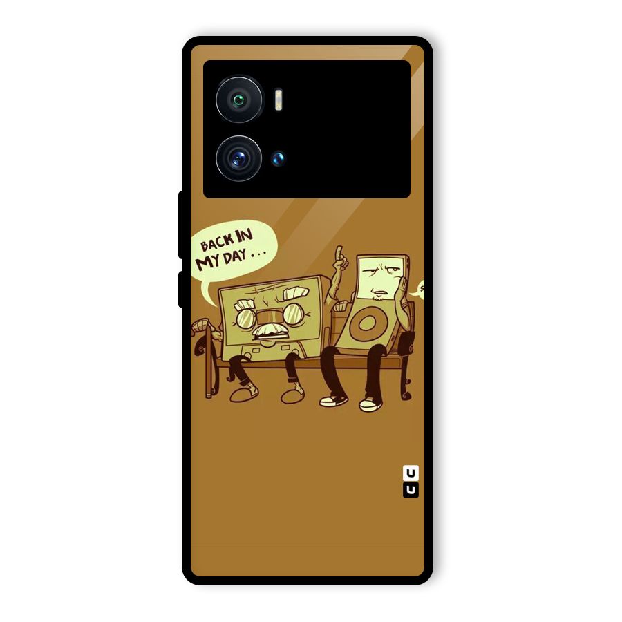 Back In Day Casette Glass Back Case for Vivo iQOO 9 Pro
