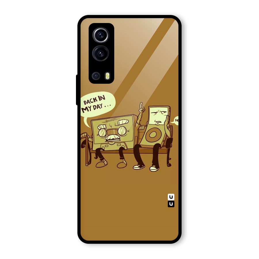 Back In Day Casette Glass Back Case for Vivo iQOO Z3