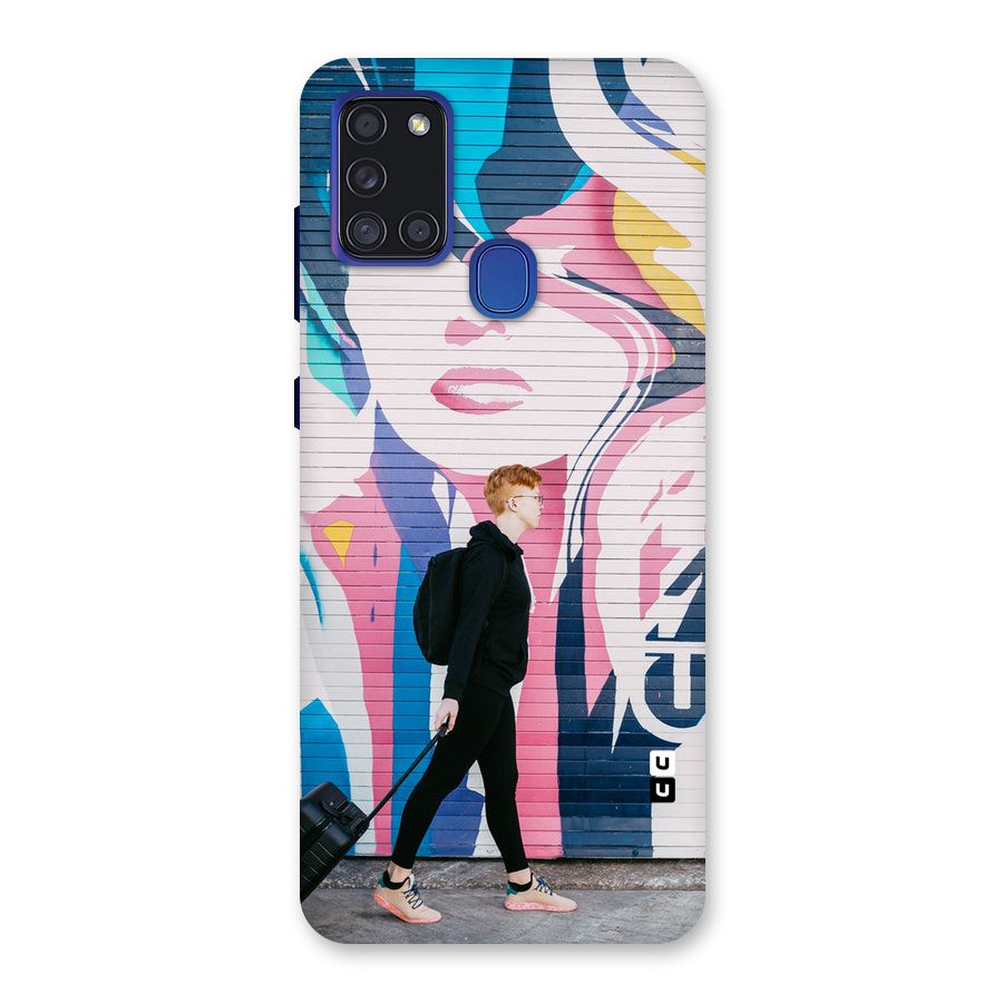 Backpacker Back Case for Galaxy A21s