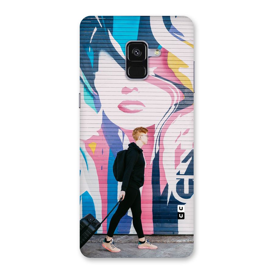 Backpacker Back Case for Galaxy A8 Plus