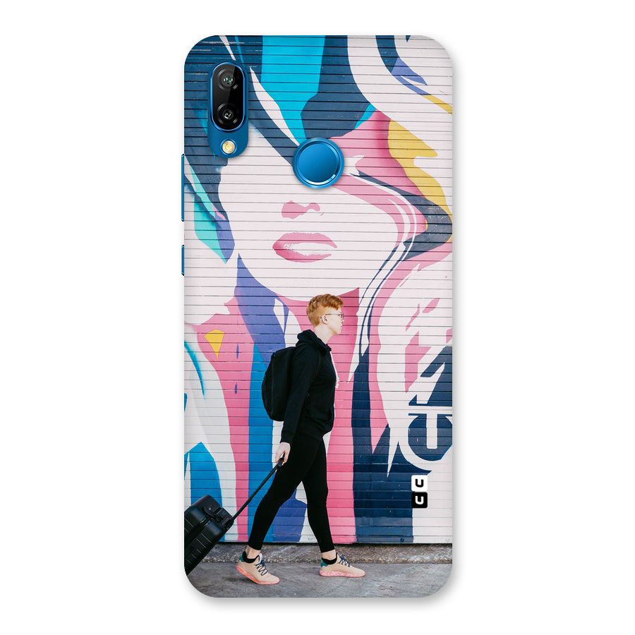 Backpacker Back Case for Huawei P20 Lite