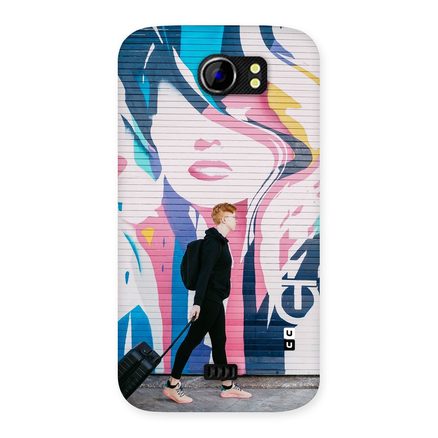Backpacker Back Case for Micromax Canvas 2 A110