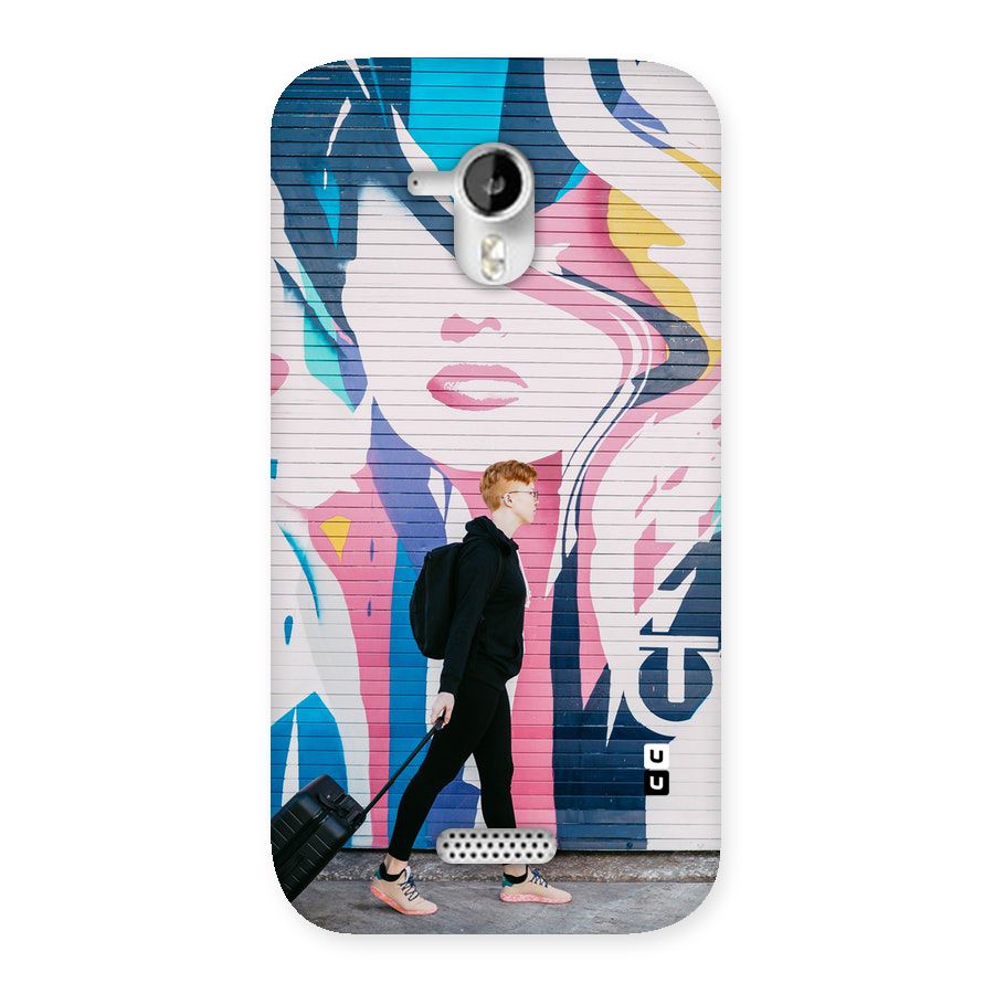 Backpacker Back Case for Micromax Canvas HD A116