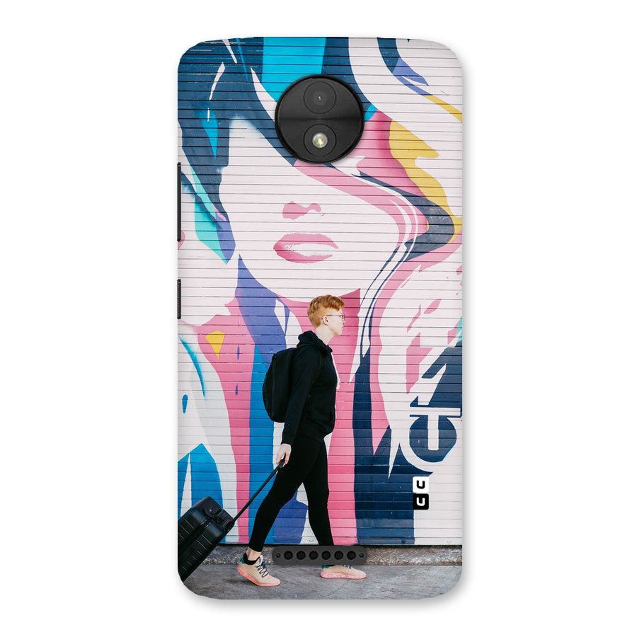 Backpacker Back Case for Moto C