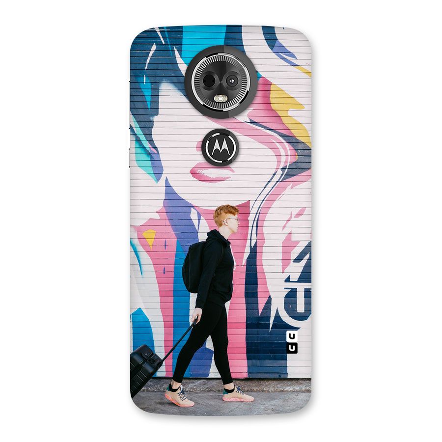 Backpacker Back Case for Moto E5 Plus