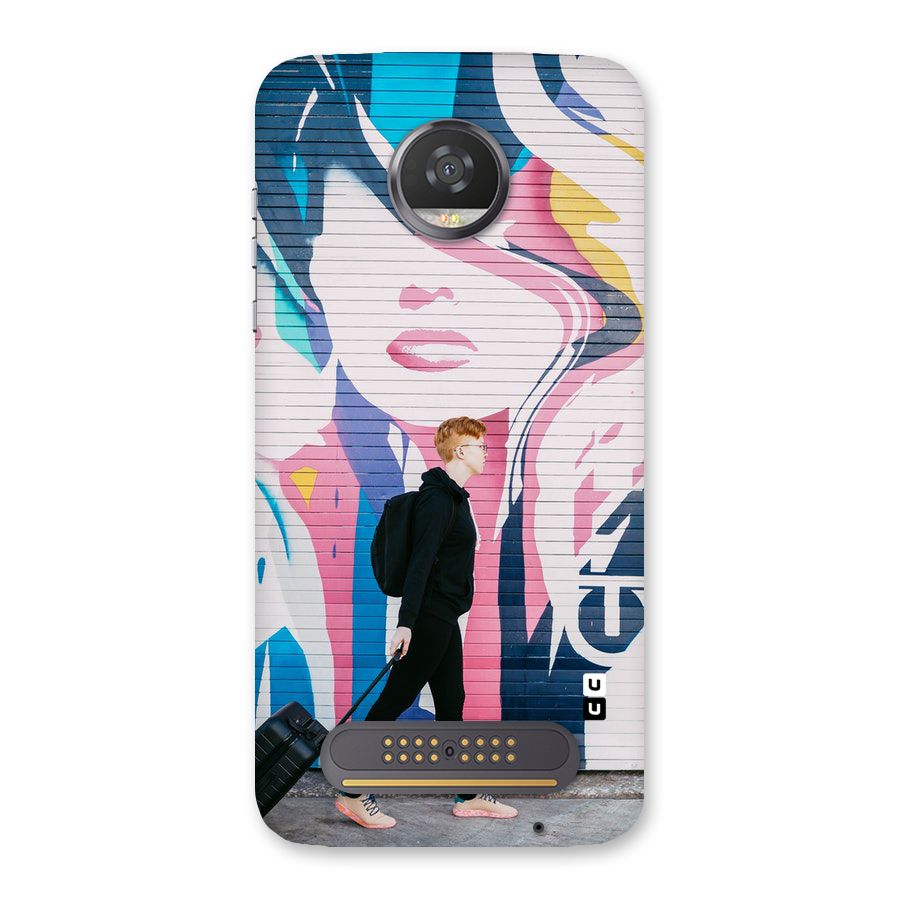 Backpacker Back Case for Moto Z2 Play