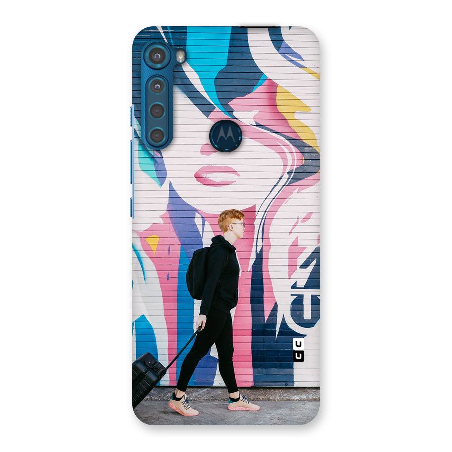 Backpacker Back Case for Motorola One Fusion Plus