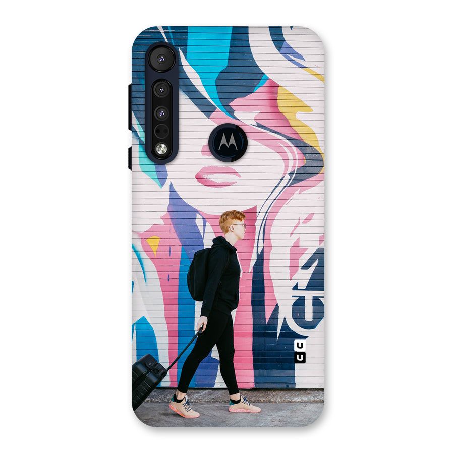 Backpacker Back Case for Motorola One Macro