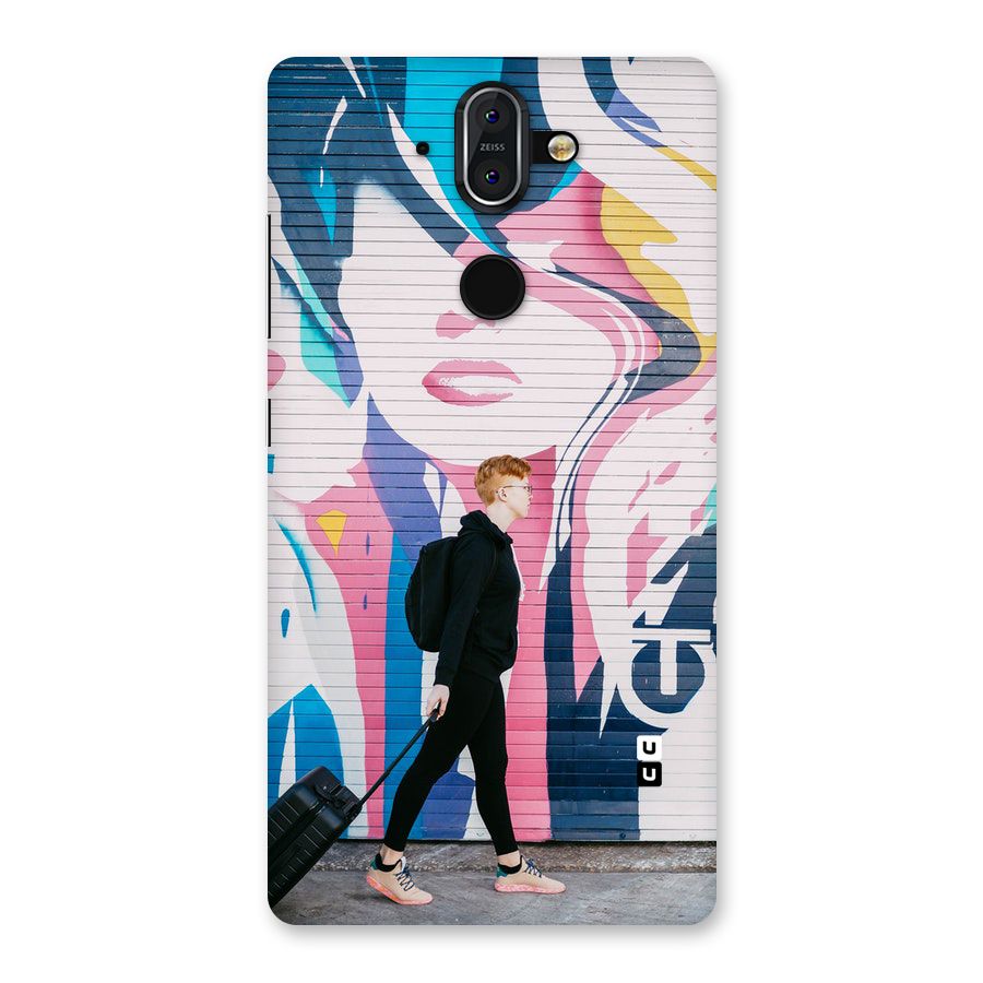 Backpacker Back Case for Nokia 8 Sirocco