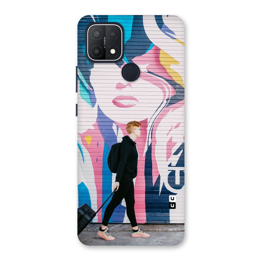 Backpacker Back Case for Oppo A15s