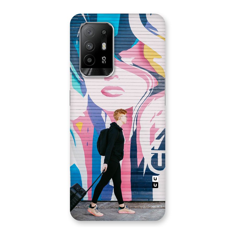 Backpacker Back Case for Oppo F19 Pro Plus 5G