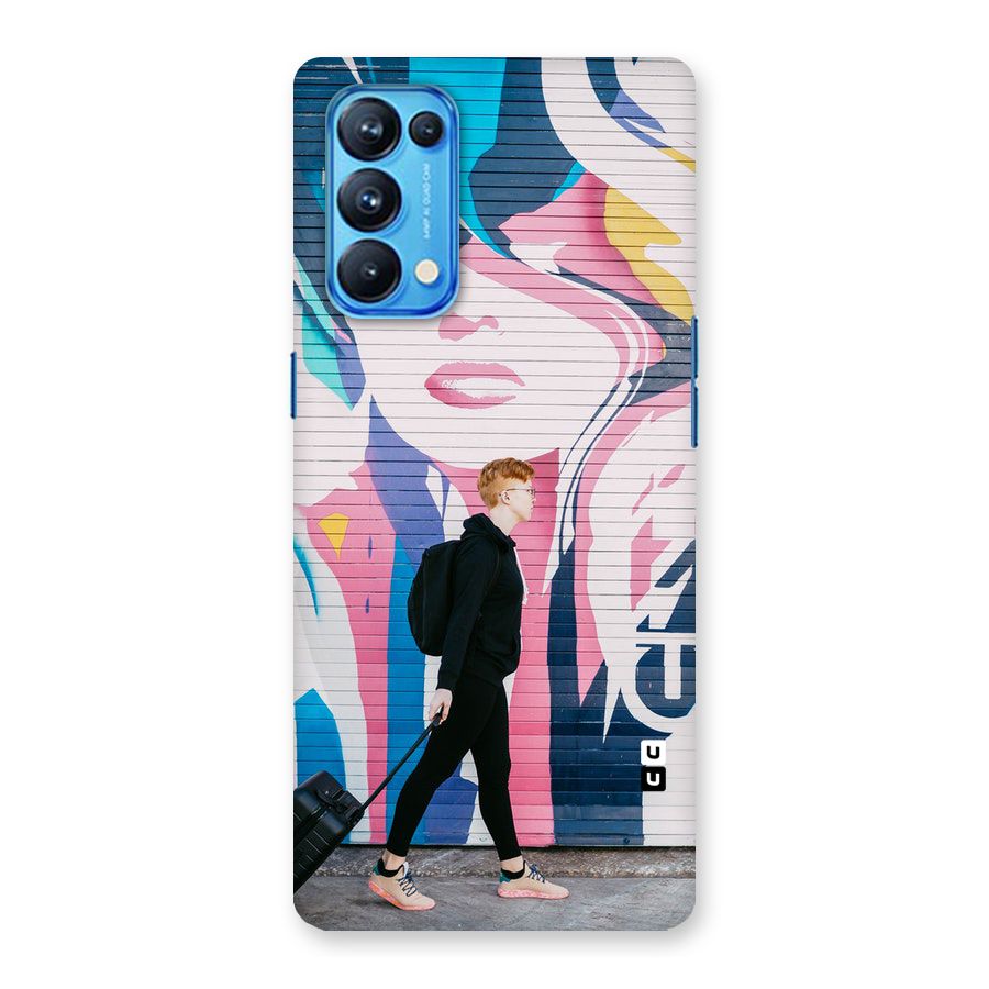 Backpacker Back Case for Oppo Reno5 Pro 5G
