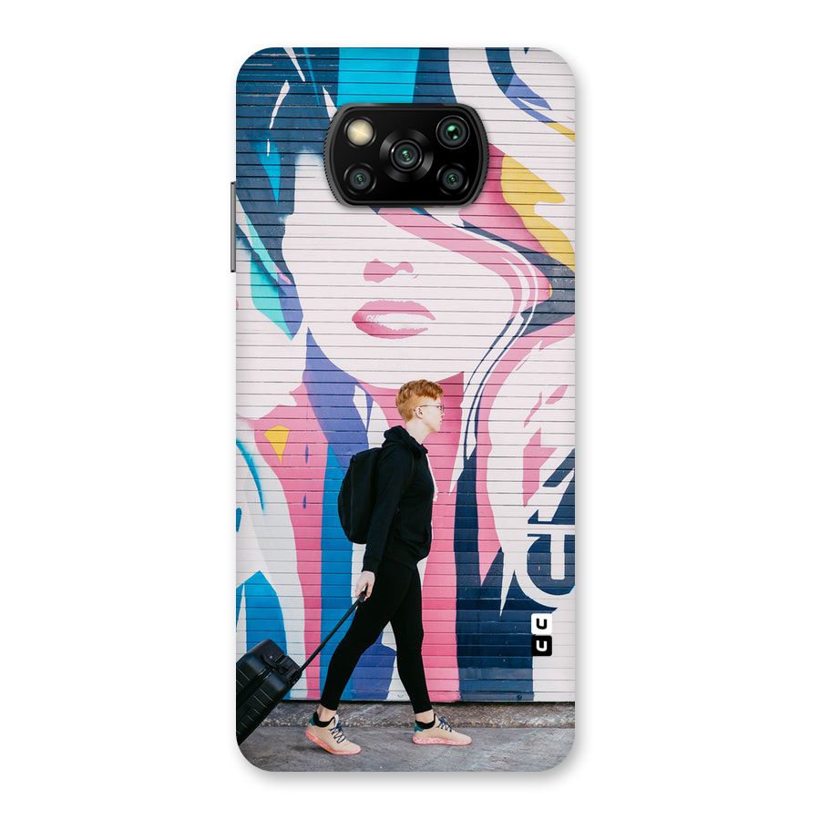 Backpacker Back Case for Poco X3