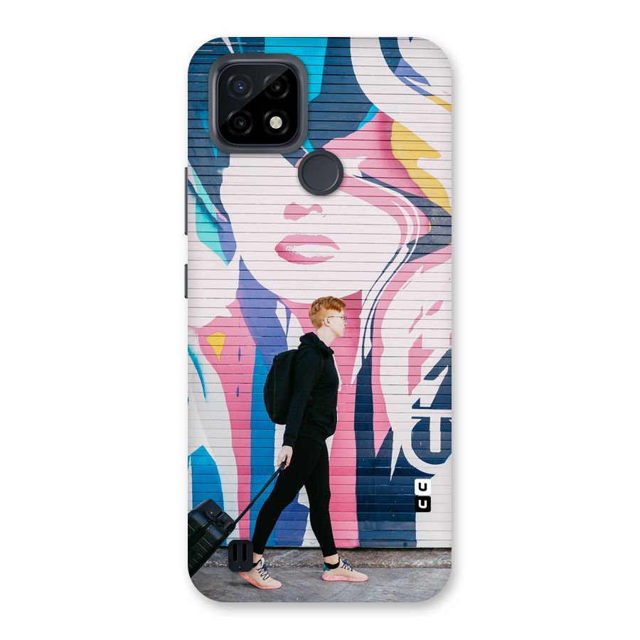 Backpacker Back Case for Realme C21