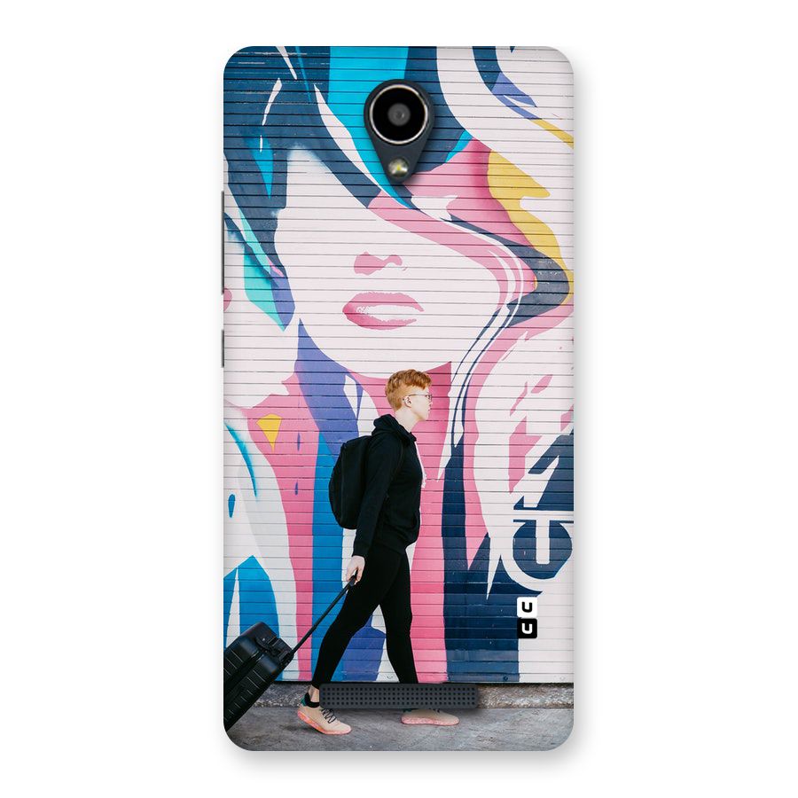 Backpacker Back Case for Redmi Note 2