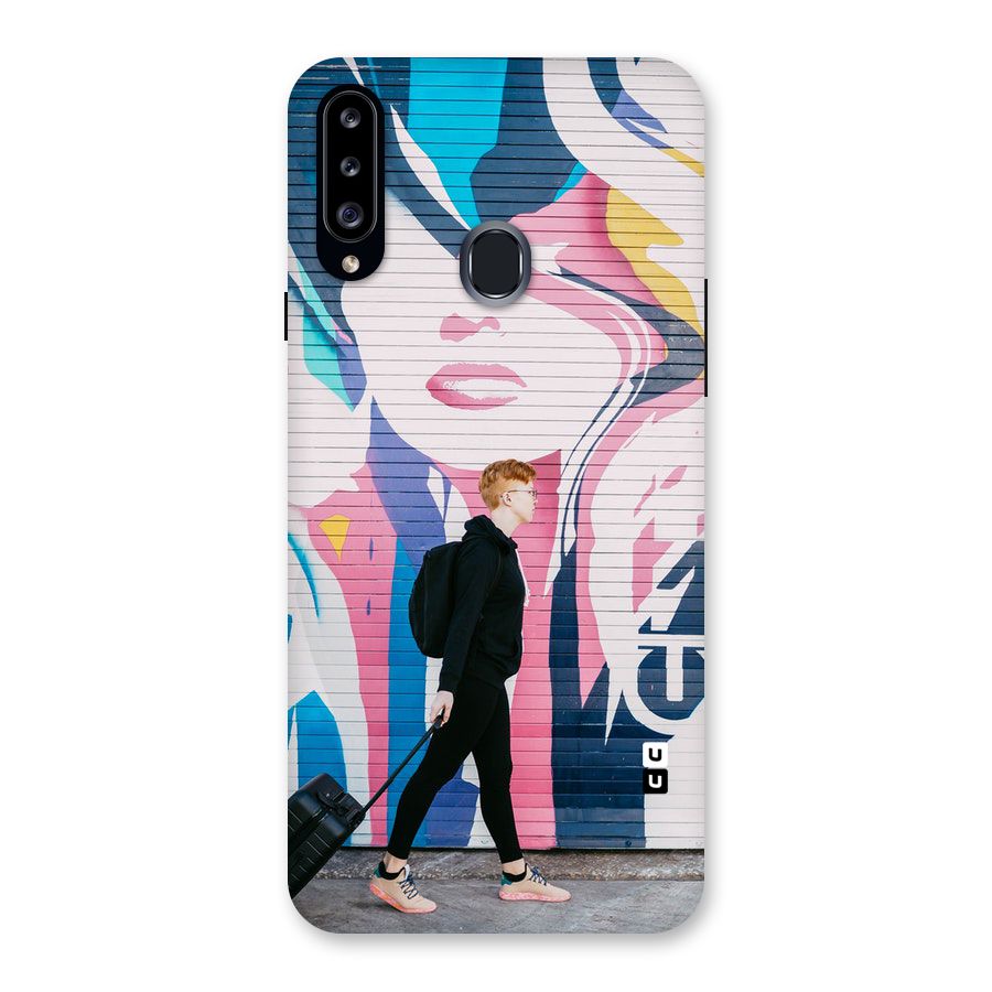 Backpacker Back Case for Samsung Galaxy A20s