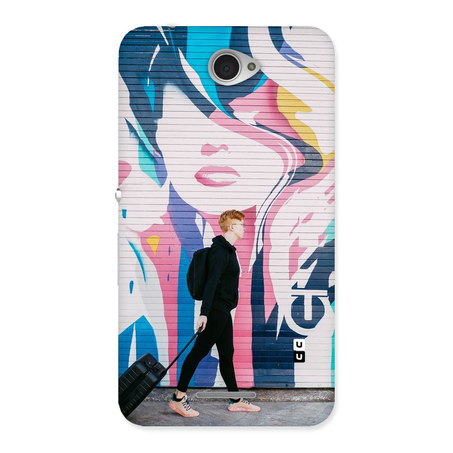 Backpacker Back Case for Sony Xperia E4