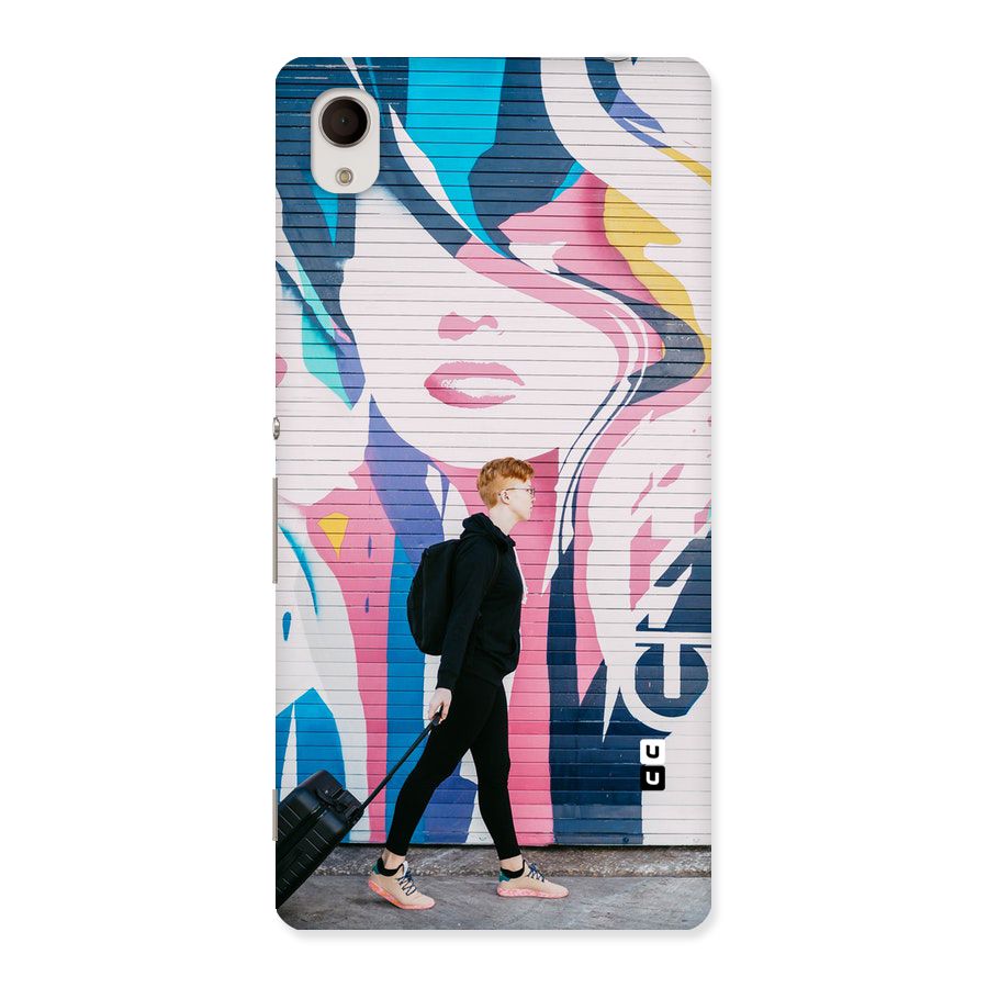 Backpacker Back Case for Sony Xperia M4