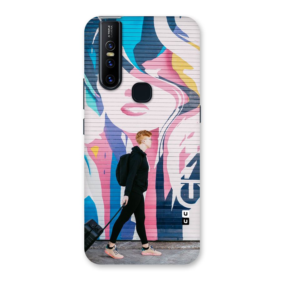 Backpacker Back Case for Vivo V15
