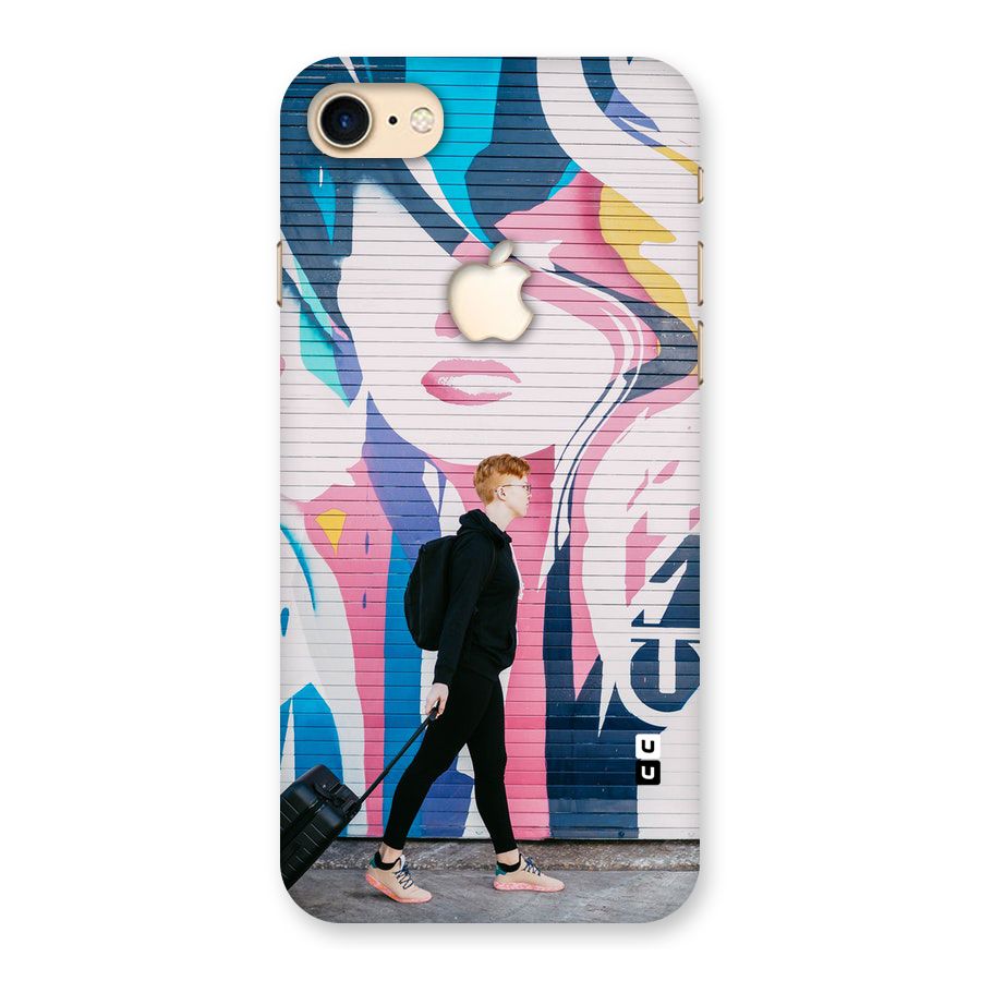 Backpacker Back Case for iPhone 7 Apple Cut