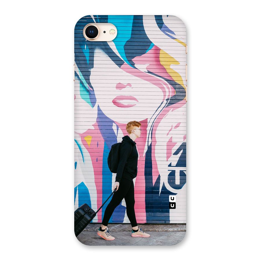 Backpacker Back Case for iPhone 8
