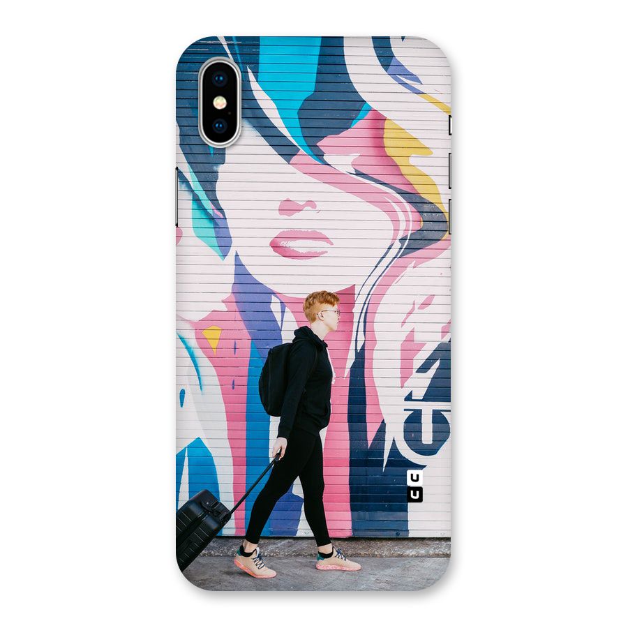 Backpacker Back Case for iPhone XS