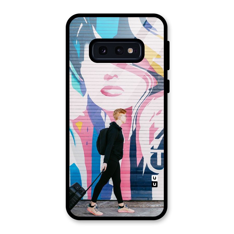 Backpacker Glass Back Case for Galaxy S10e