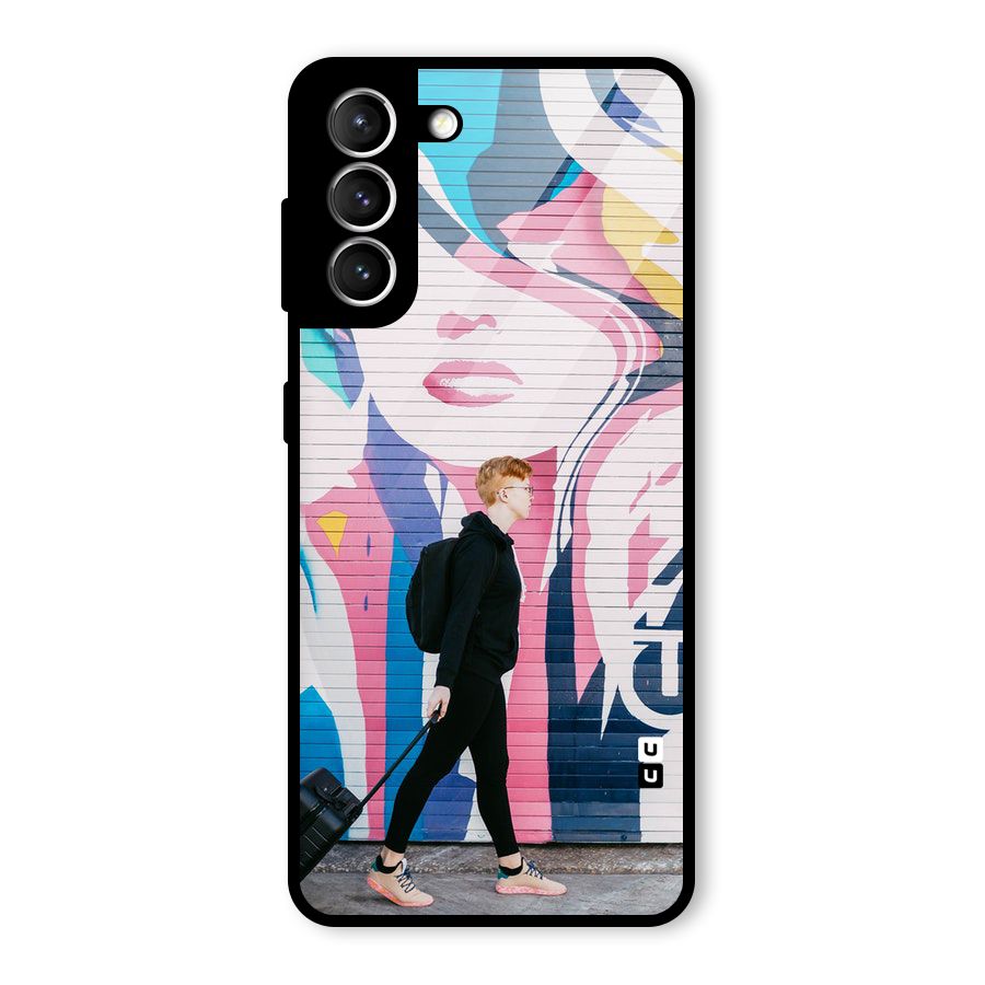 Backpacker Glass Back Case for Galaxy S21 5G