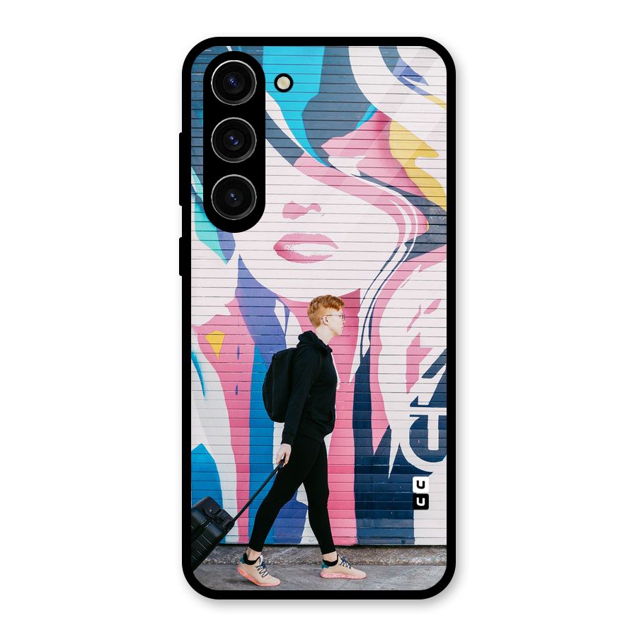 Backpacker Glass Back Case for Galaxy S23 Plus