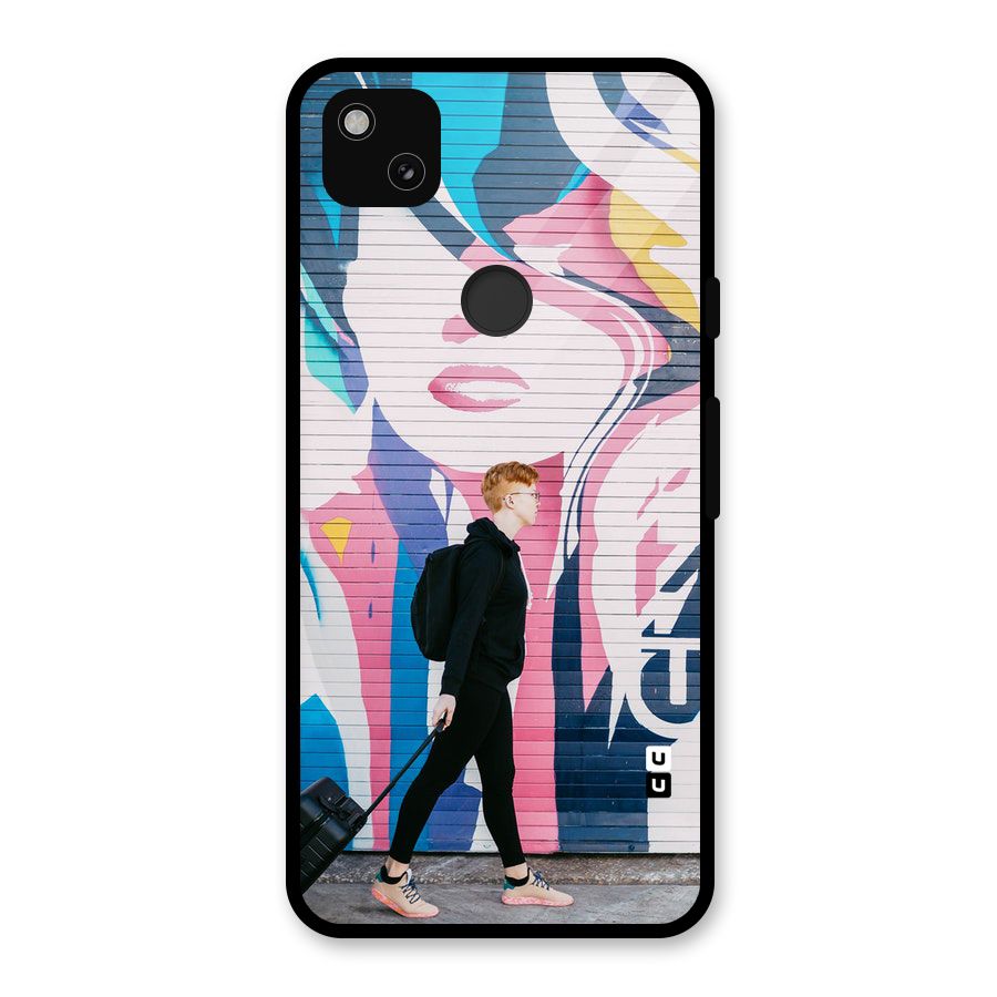 Backpacker Glass Back Case for Google Pixel 4a