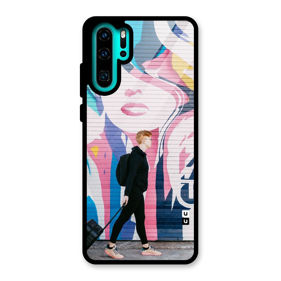 Backpacker Glass Back Case for Huawei P30 Pro