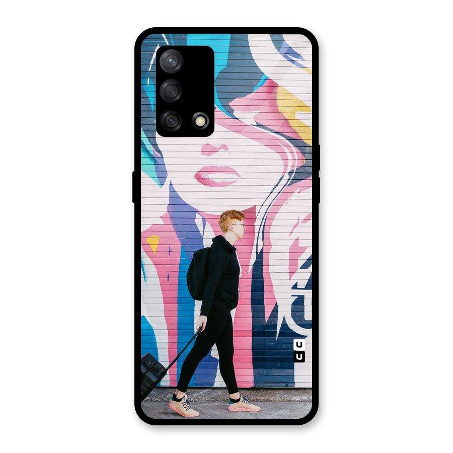 Backpacker Glass Back Case for Oppo F19