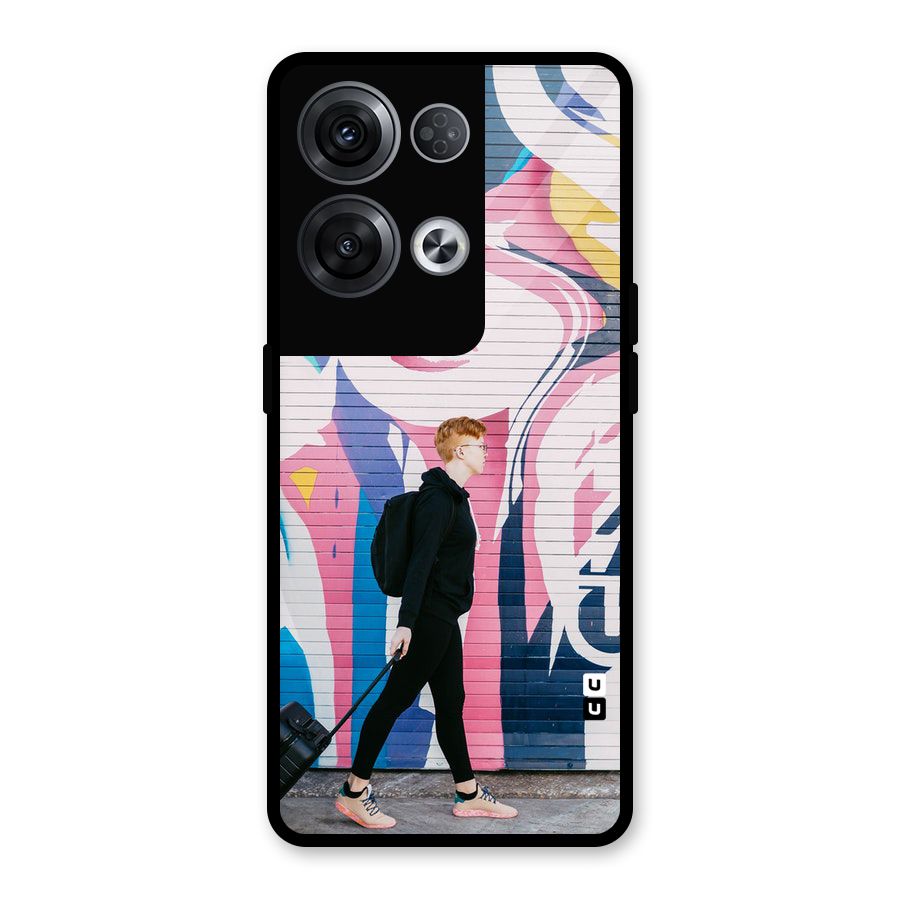Backpacker Glass Back Case for Oppo Reno8 Pro 5G