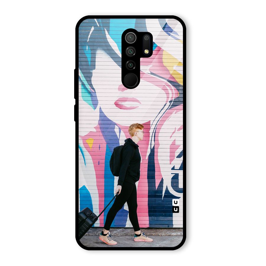 Backpacker Glass Back Case for Poco M2