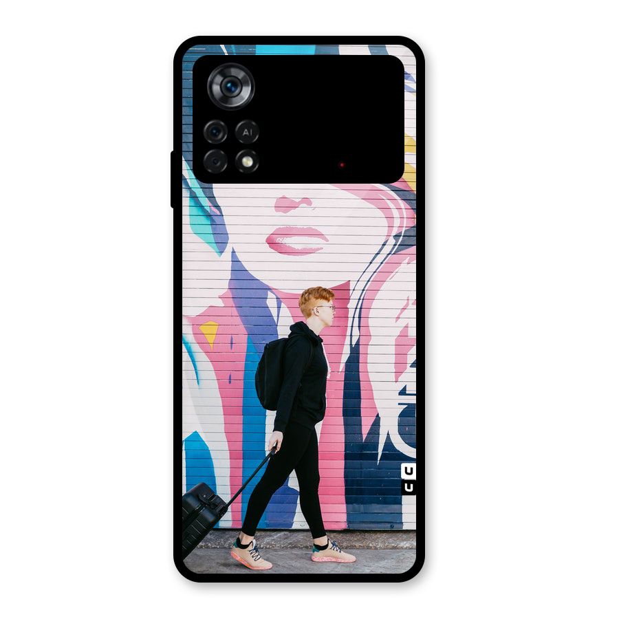 Backpacker Glass Back Case for Poco X4 Pro 5G