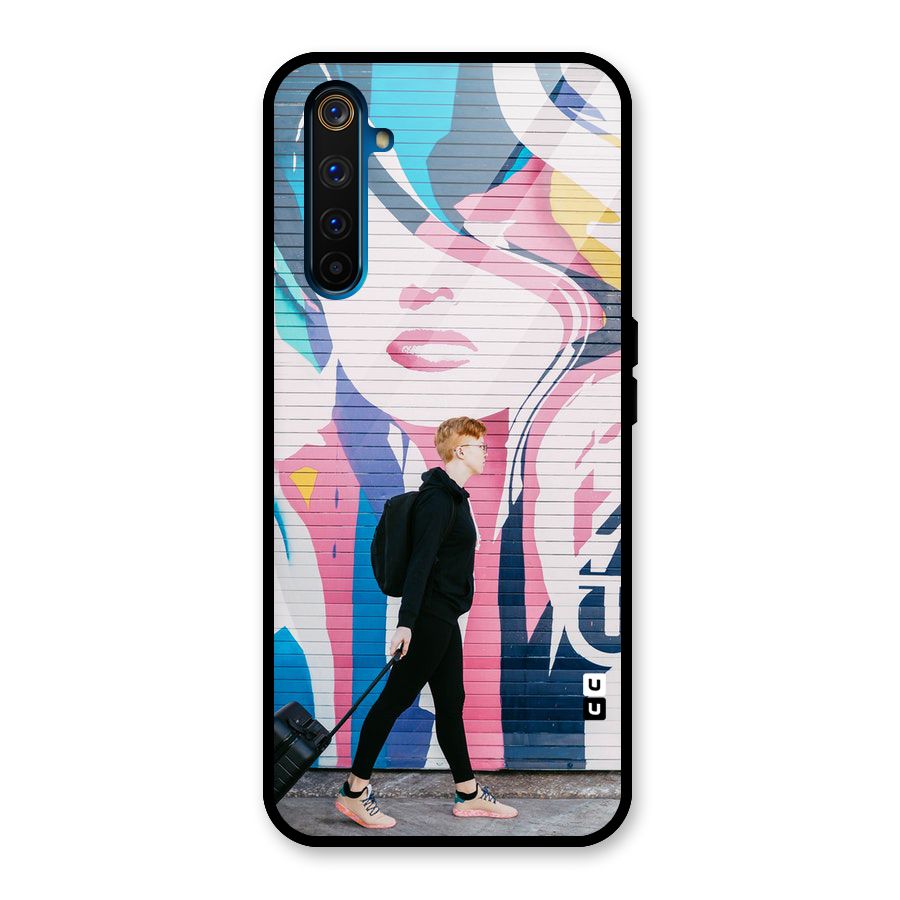 Backpacker Glass Back Case for Realme 6 Pro