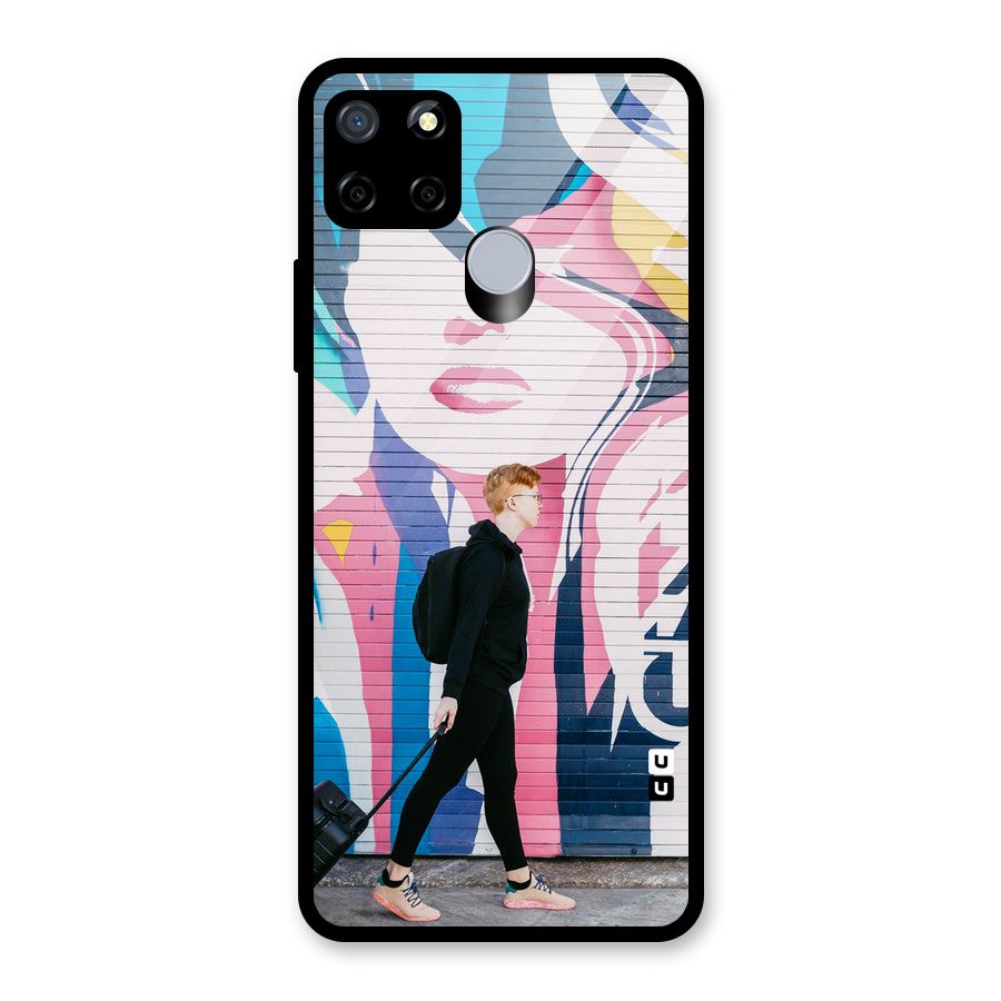 Backpacker Glass Back Case for Realme Narzo 20