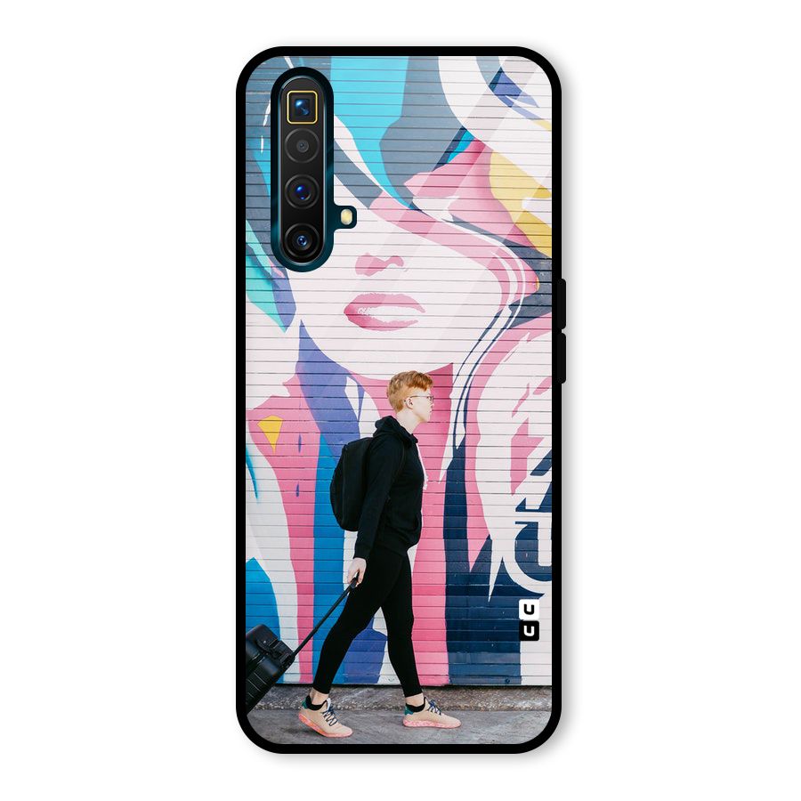 Backpacker Glass Back Case for Realme X3