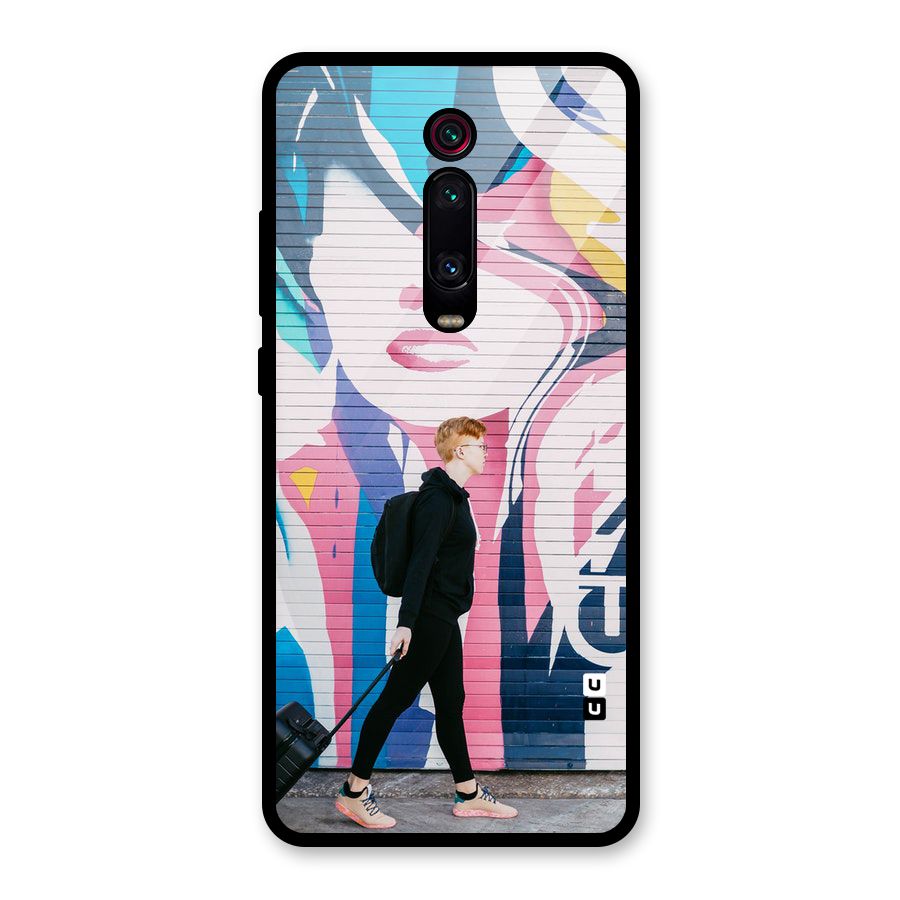 Backpacker Glass Back Case for Redmi K20 Pro