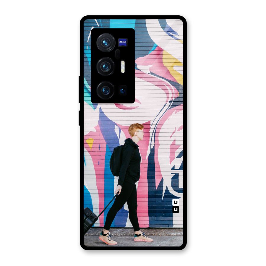 Backpacker Glass Back Case for Vivo X70 Pro Plus