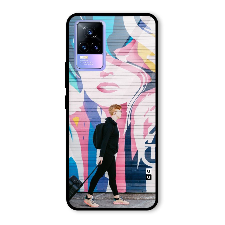 Backpacker Glass Back Case for Vivo Y73