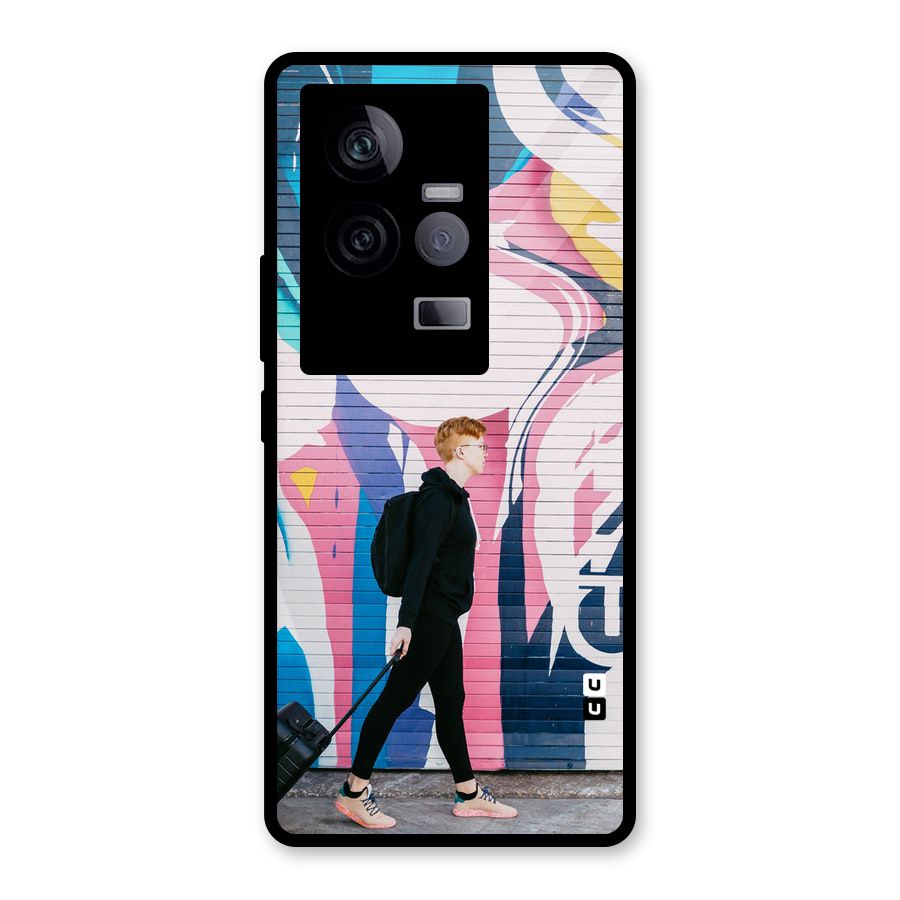 Backpacker Glass Back Case for Vivo iQOO 11 5G