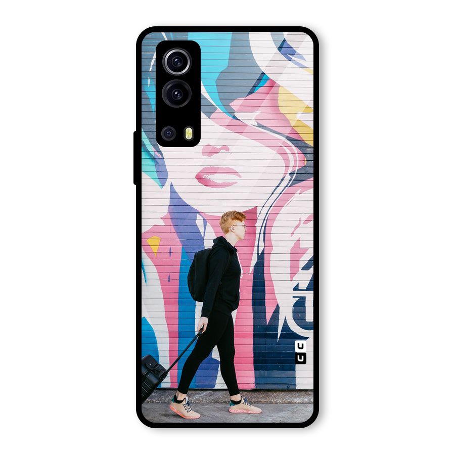 Backpacker Glass Back Case for Vivo iQOO Z3