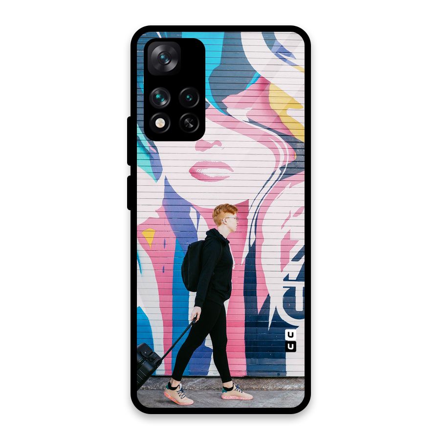 Backpacker Glass Back Case for Xiaomi 11i HyperCharge 5G
